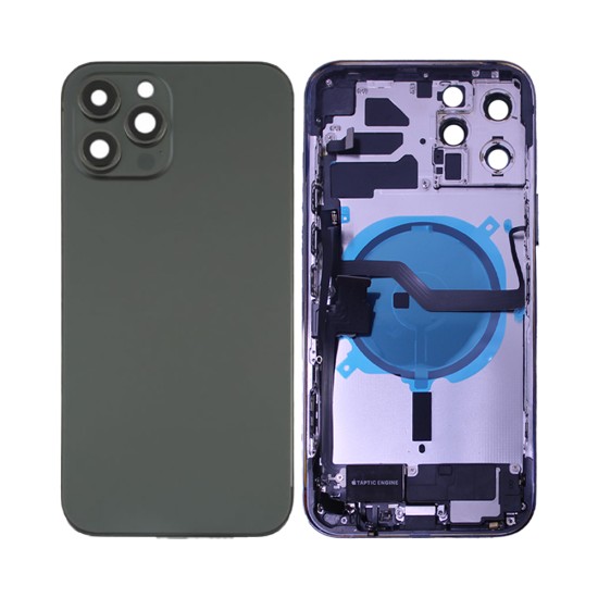 Back Cover with Frame+Flex+Vibrator Apple iPhone 12 Pro Max Black/Graphite Back Cover with Frame+Flex+Vibrator Apple iPhone 12 Pro Max Black/Graphite